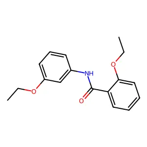 2-乙氧基-N-(3-乙氧基苯基)苯甲酰胺 structure