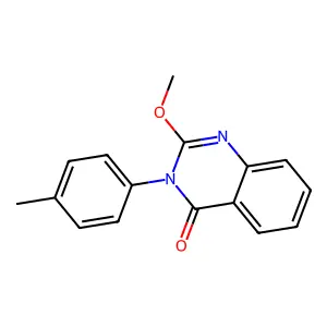 4(3H)-Quinazolinone, 2-methoxy-3-(4-methylphenyl)- structure