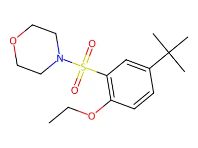 4-(5-Tert-butyl-2-ethoxybenzenesulfonyl)morpholine structure