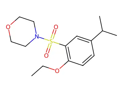 4-(2-Ethoxy-5-propan-2-ylphenyl)sulfonylmorpholine structure