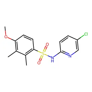 N-(5-Chloro-pyridin-2-yl)-4-methoxy-2,3-dimethyl-benzenesulfonamide structure