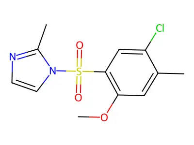 1-(5-Chloro-2-methoxy-4-methyl-benzenesulfonyl)-2-methyl-1H-imidazole structure