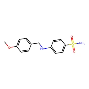 4-[(4-Methoxybenzyl)amino]benzenesulfonamide structure