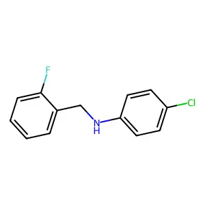 4-Chloro-N-(2-fluorobenzyl)aniline structure