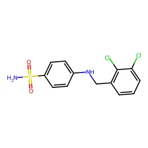 4-[(2,3-Dichlorobenzyl)amino]benzenesulfonamide structure