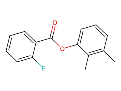 2,3-Dimethylphenyl 2-fluorobenzoate structure