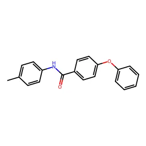N-(4-methylphenyl)-4-phenoxybenzamide structure