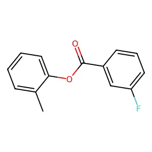 2-Methylphenyl 3-fluorobenzoate structure