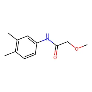 N-(3,4-dimethylphenyl)-2-methoxyacetamide structure