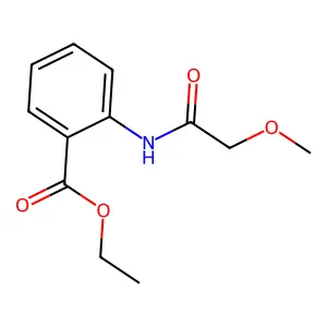 Ethyl 2-[(methoxyacetyl)amino]benzoate structure
