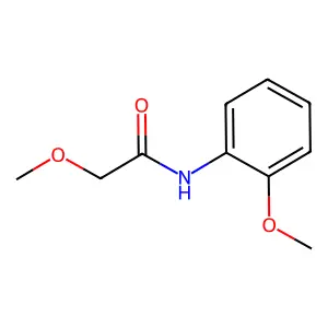 2-methoxy-N-(2-methoxyphenyl)acetamide structure