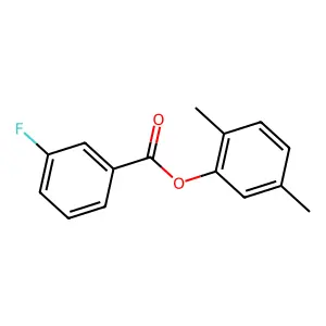 2,5-Dimethylphenyl 3-fluorobenzoate structure