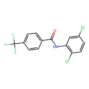 N-(2,5-dichlorophenyl)-4-(trifluoromethyl)benzamide structure