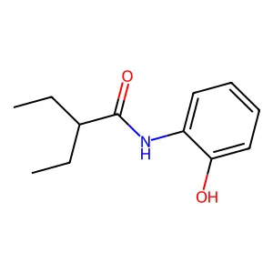 2-ethyl-N-(2-hydroxyphenyl)butanamide structure