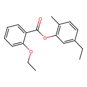 5-Ethyl-2-methylphenyl2-ethoxybenzoate structure