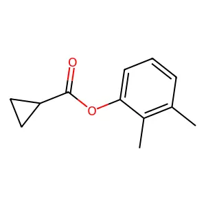 (2,3-dimethylphenyl) cyclopropanecarboxylate structure