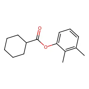 2,3-Dimethylphenyl cyclohexanecarboxylate structure