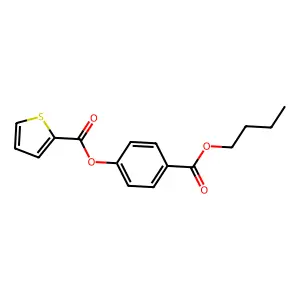 4-(Butoxycarbonyl)phenyl 2-thiophenecarboxylate structure