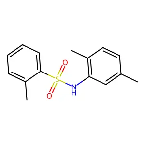 N-(2,5-dimethylphenyl)-2-methylbenzenesulfonamide structure