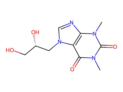 (R)-dyphylline structure