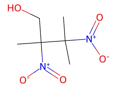 2,3-Dimethyl-2,3-dinitro-butan-1-ol structure