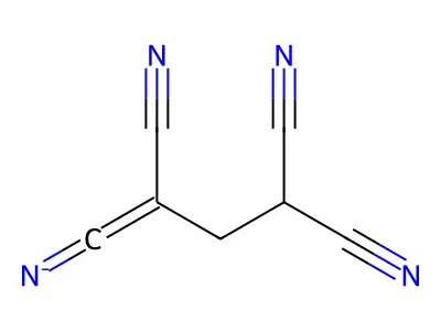 2,4,4-Tricyanobut-1-enylideneazanide structure