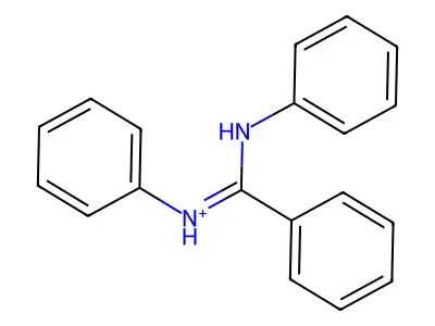 N,N'-Diphenylbenzenecarboximidamidium structure