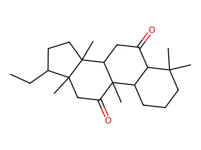 17-ethyl-4,4,9,13,14-pentamethyl-2,3,5,7,8,10,12,15,16,17-decahydro-1H-cyclopenta[a]phenanthrene-6,11-dione structure
