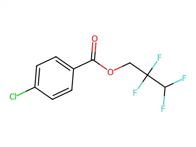 2,2,3,3-Tetrafluoropropyl 4-chlorobenzoate structure