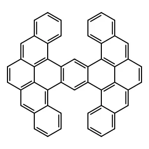 Tetranaphtho(3,2,1-de:1',2',3'-jk:3'',2'',1''-op:1''',2''',3'''-uv)pentacene structure