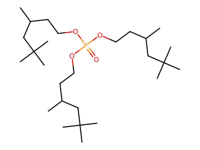 Tris(3,5,5-trimethylhexyl) phosphate structure