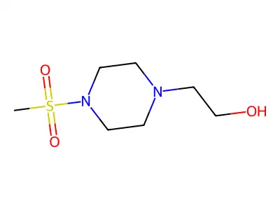 2-(4-(Methylsulfonyl)piperazin-1-yl)ethanol structure