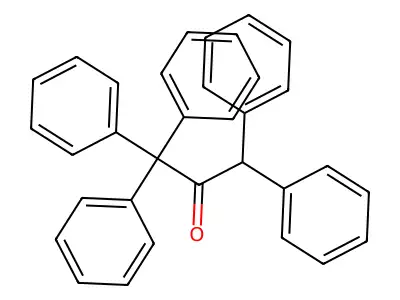 1,1,1,3,3-Pentaphenylpropan-2-one structure
