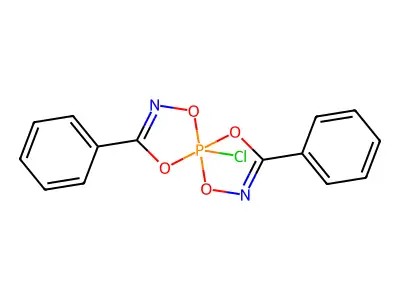 5-chloro-2,7-diphenyl-1,4,6,9-tetraoxa-3,8-diaza-5 structure