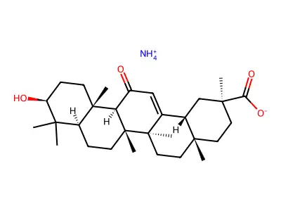 Ammonium glycyrrhetate structure