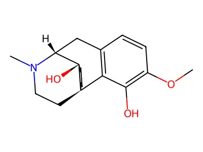3-Methoxy-17-methylmorphinan-4,14-diol structure