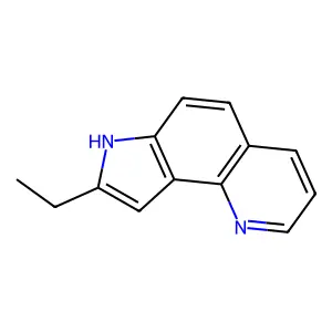 7H-Pyrrolo[2,3-h]quinoline, 8-ethyl- structure
