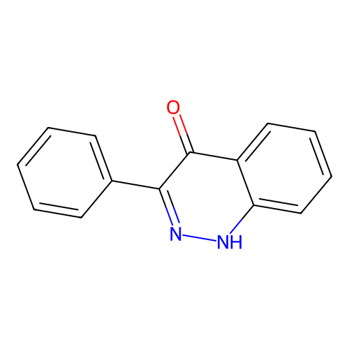 3-phenyl-1H-cinnolin-4-one structure