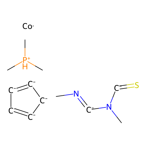 CAS 7240-69-9 - C12H17CoN2PS-6 structure