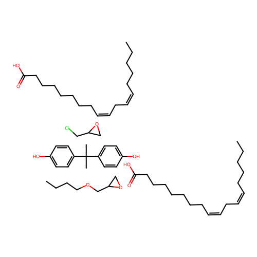 ((C18-H32-O2)2.C15-H16-O2.C7-H14-O2.C3-H5-Cl-O)x- structure