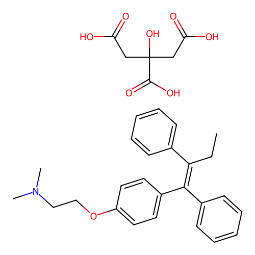 Tamoxifen Citrate structure