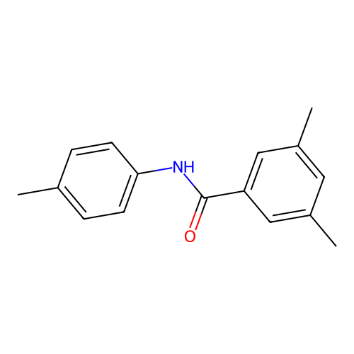 3,5-dimethyl-N-(4-methylphenyl)benzamide structure