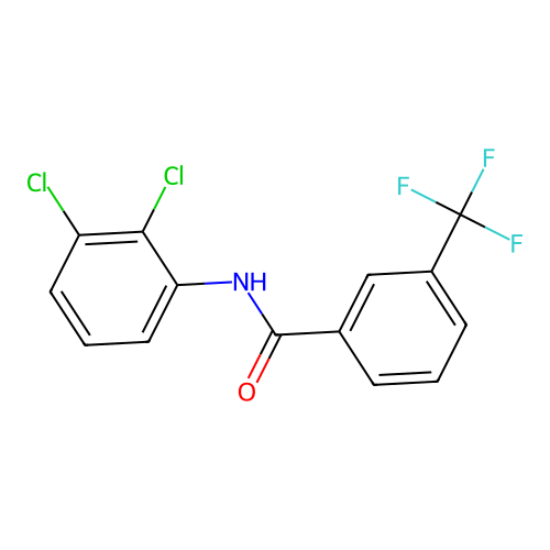 N-(2,3-dichlorophenyl)-3-(trifluoromethyl)benzamide structure