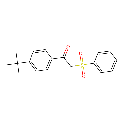 1-(4-Tert-butylphenyl)-2-(phenylsulfonyl)ethanone structure