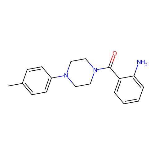 2-{[4-(4-Methylphenyl)-1-piperazinyl]carbonyl}phenylamine structure