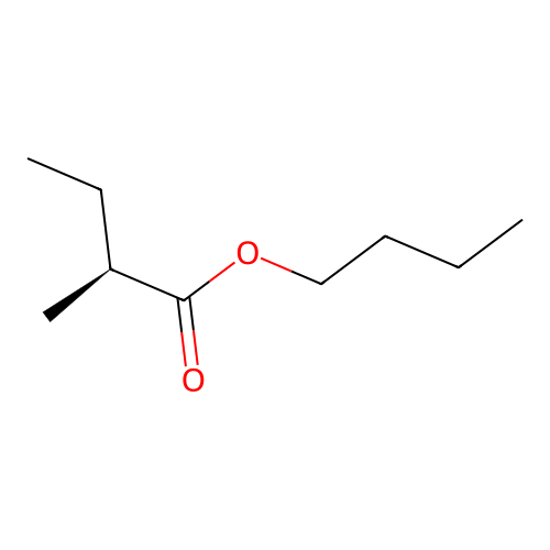 butyl (2S)-2-methylbutanoate structure