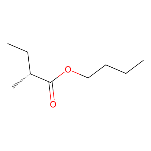 butyl (2R)-2-methylbutanoate structure