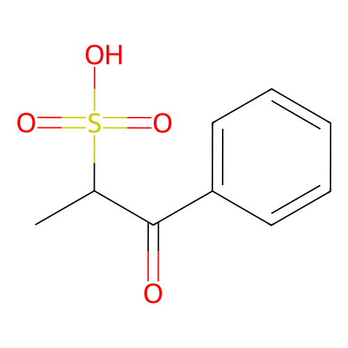 1-氧代-1-苯基丙烷-2-磺酸 structure