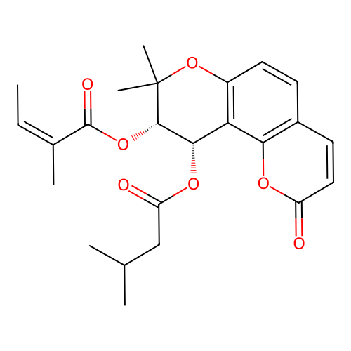Praeruptorin E structure