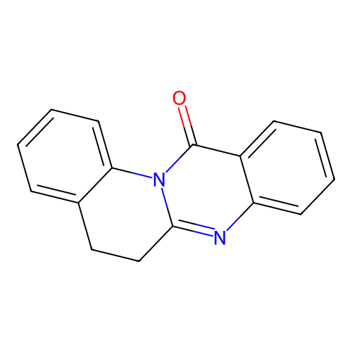 5H-quinolino[2,1-b]quinazolin-12(6H)-one structure